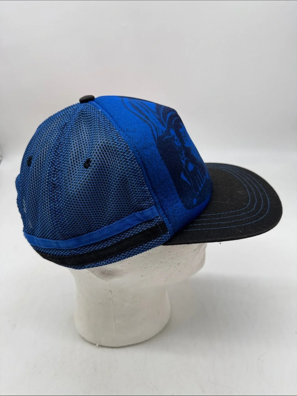Kids Blue Star Wars Darth Vader Graphic Snapback Hat